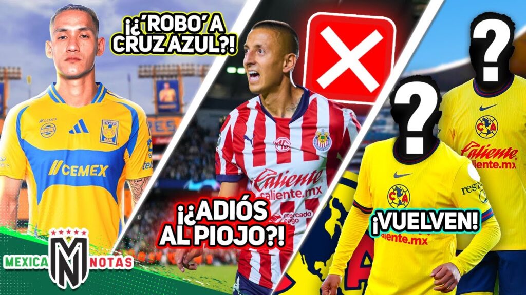 ¡B0MB4Z0! Tigres LE R0BA A ANTUNA A CRUZ AZUL😱|Chivas RESPONDE A SALIDA del Piojo❌|AME RECUPERA DOS✅