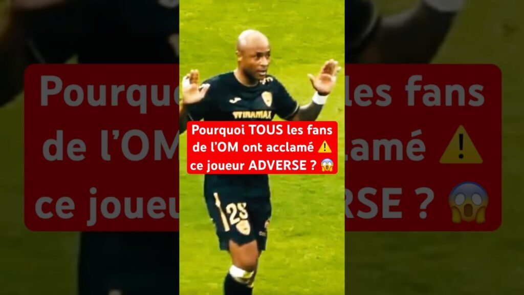 Le STADE l’a ACCLAMÉ 👏👏 #football #om #ayew #marseille #velodrome #psg #ligue1 #mbappe