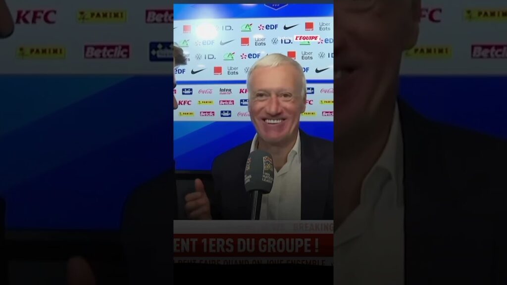 😅 Deschamps : "Que certains en aient marre de voir ma tronche..." #football #france