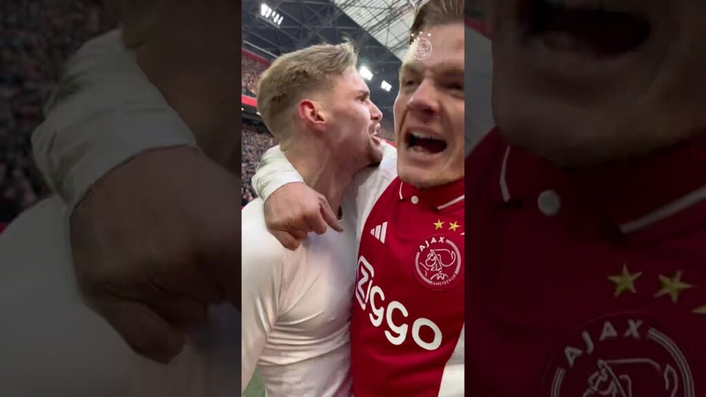 Kenneth Taylor’s winner during Ajax - Feyenoord. Iconic! 📲