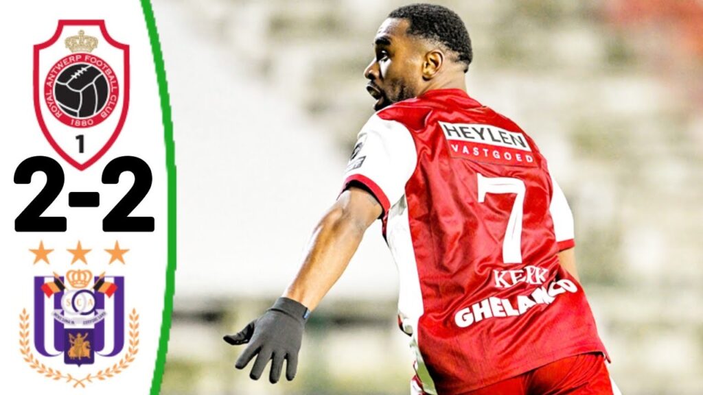 Antwerp vs Anderlecht (2-2) Leander Dendoncker Goal, All Goals and Extended Highlights