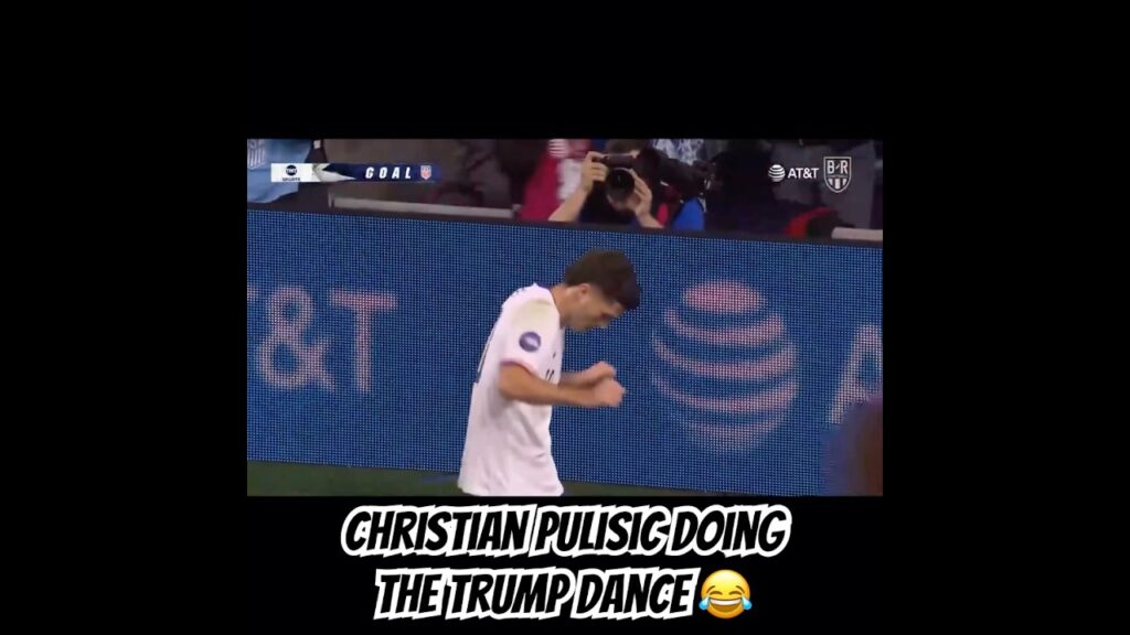 Even Christian Pulisic is doing the Trump dance 😂