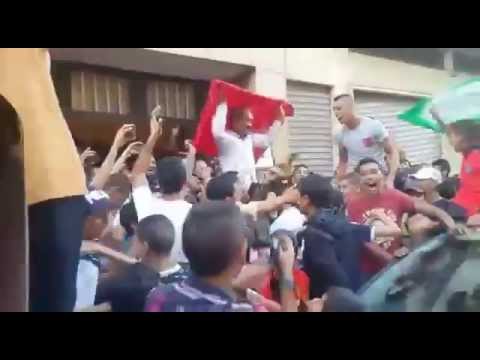 فرحة من البرنوصي معقل محمد ربيعي بالفوز باللقب العالمي