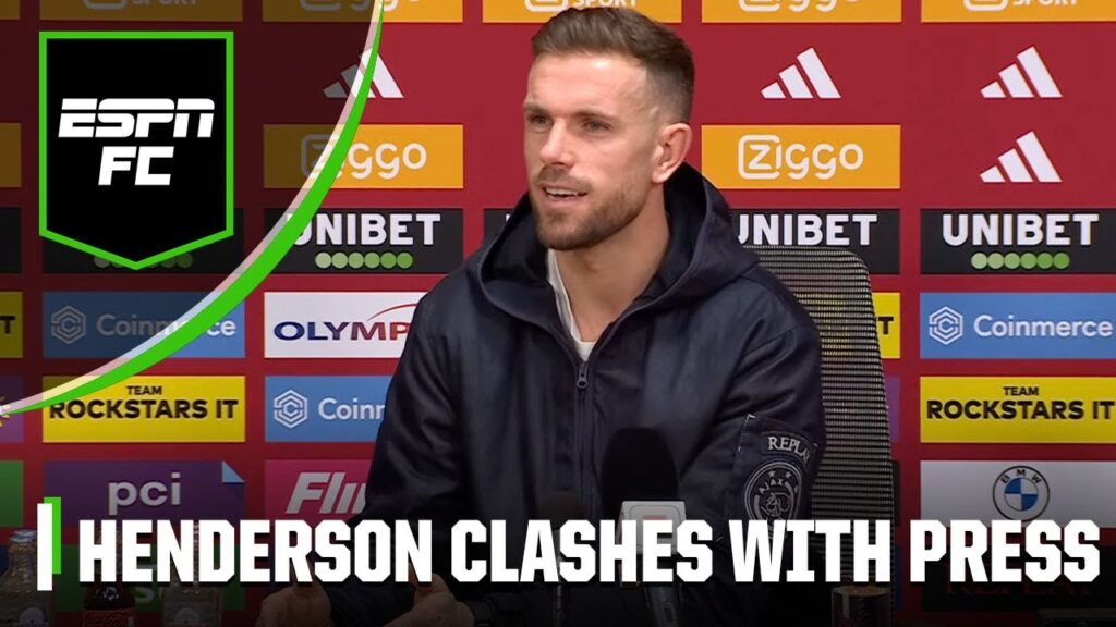 Jordan Henderson gets HEATED in post match press conference! |ESPN FC