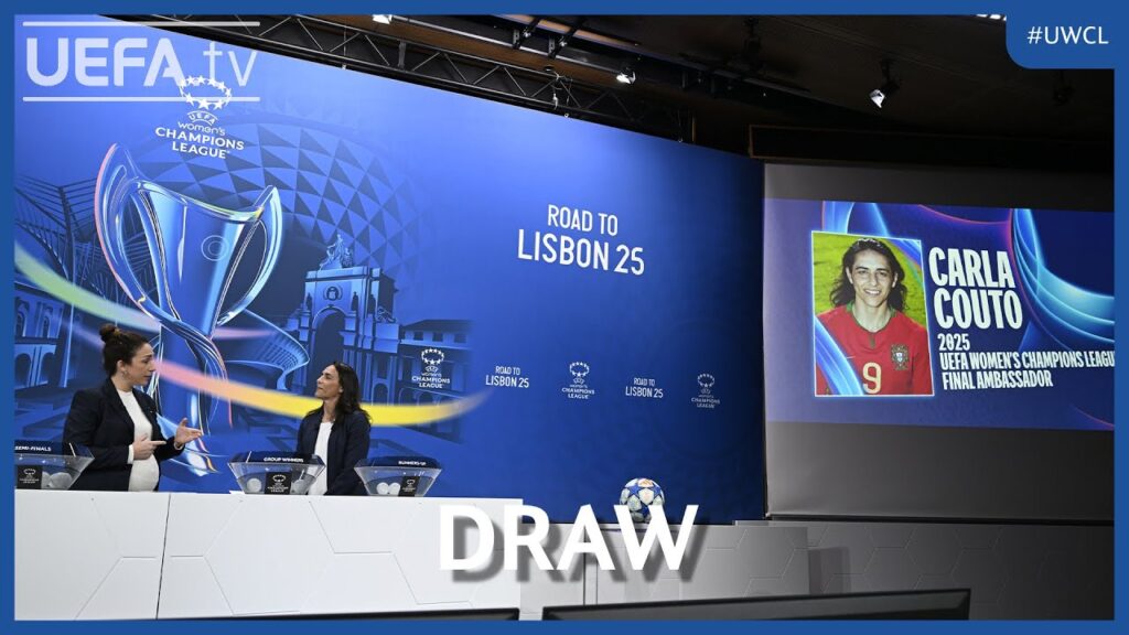WOMEN'S CHAMPIONS LEAGUE Quarter-Final and Semi-Final DRAW!