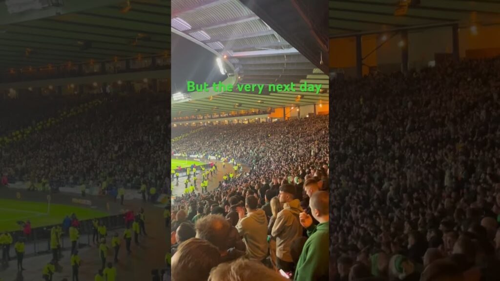 Celtic fans Kasper Schmeichel song