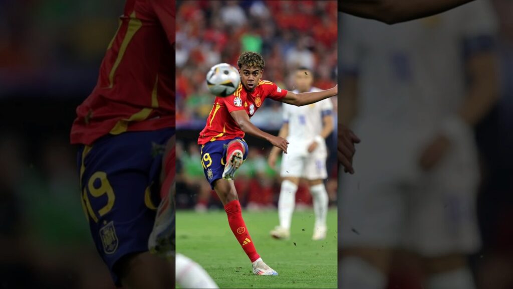 هدف لامين يمال امام فرنسا نصف نهائي اليورو | افضل هدف في يورو 2024