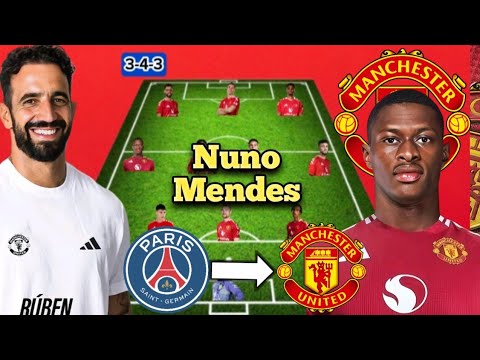 Nuno Mendes✅ Nuno Mendes to Manchester United | How Nuno Mendes will play under Ruben Amorim #mufc