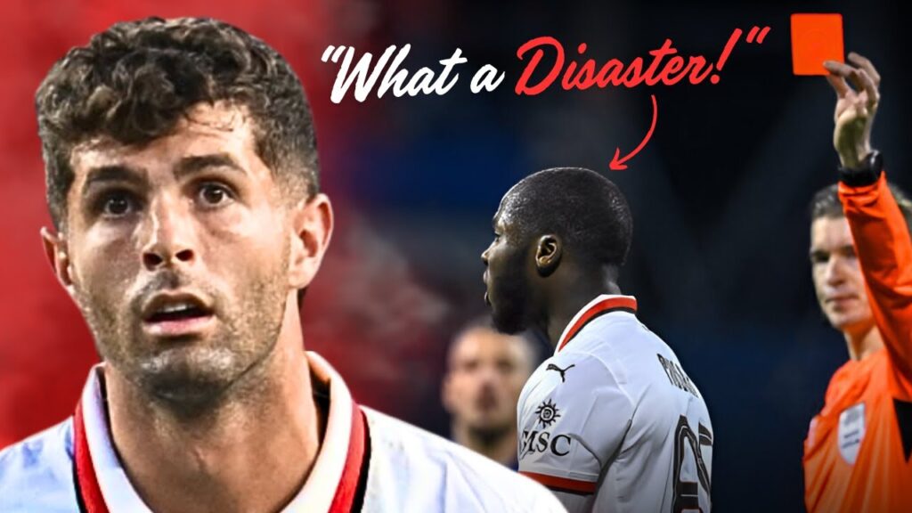 Musah's Red Card Costs Milan Champions League Top 8!