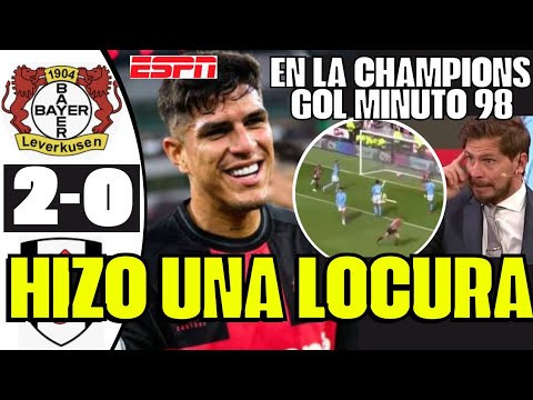 TREMENDO PIERO HINCAPIÉ AL MINUTO 98 GOLAZO Y CLASIFICÓ DIRECTO CHAMPIONS LEAGUE PARTIDAZO SORPRENDE