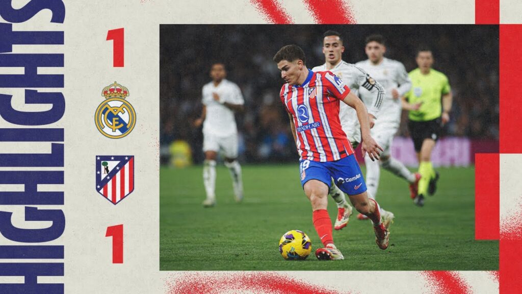 HIGHLIGHTS | Real Madrid 1-1 Atlético de Madrid | ⚽ Julián Alvarez | 24/25 LALIGA EA Sports - MD23