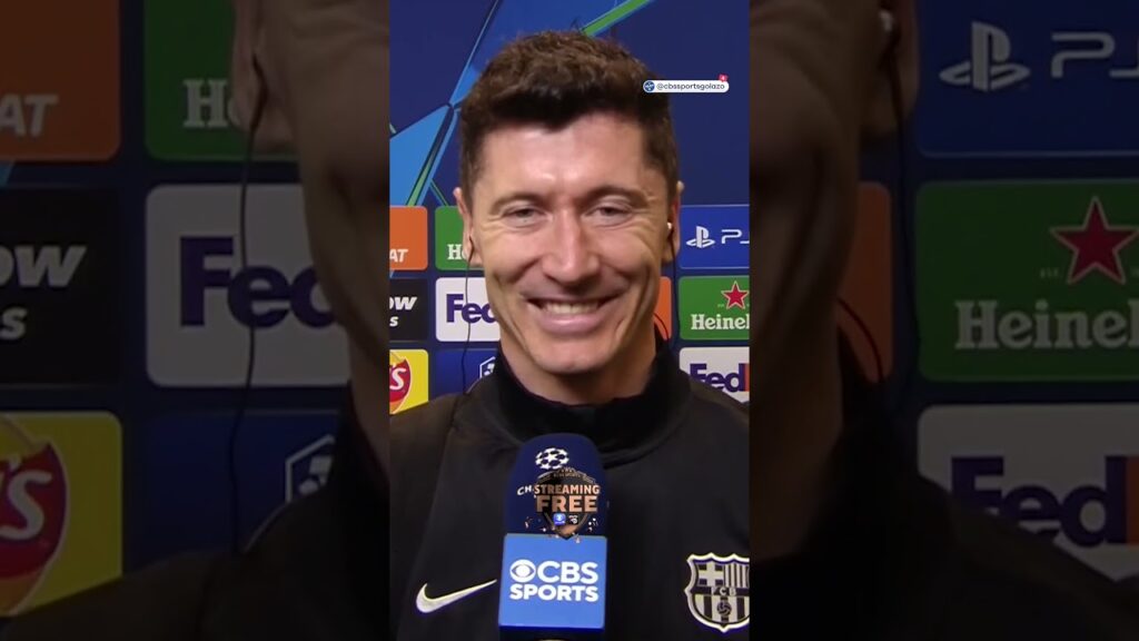 Micah speaking Polish to Robert Lewandowski 😂