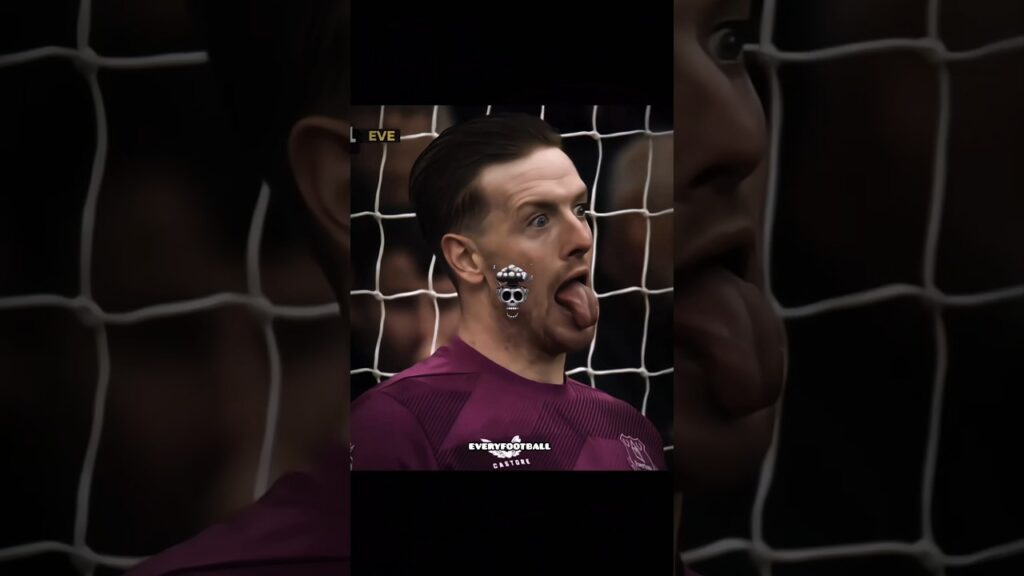 Jordan Pickford against Erling Haaland to Penalty. Pickford saved the penalty