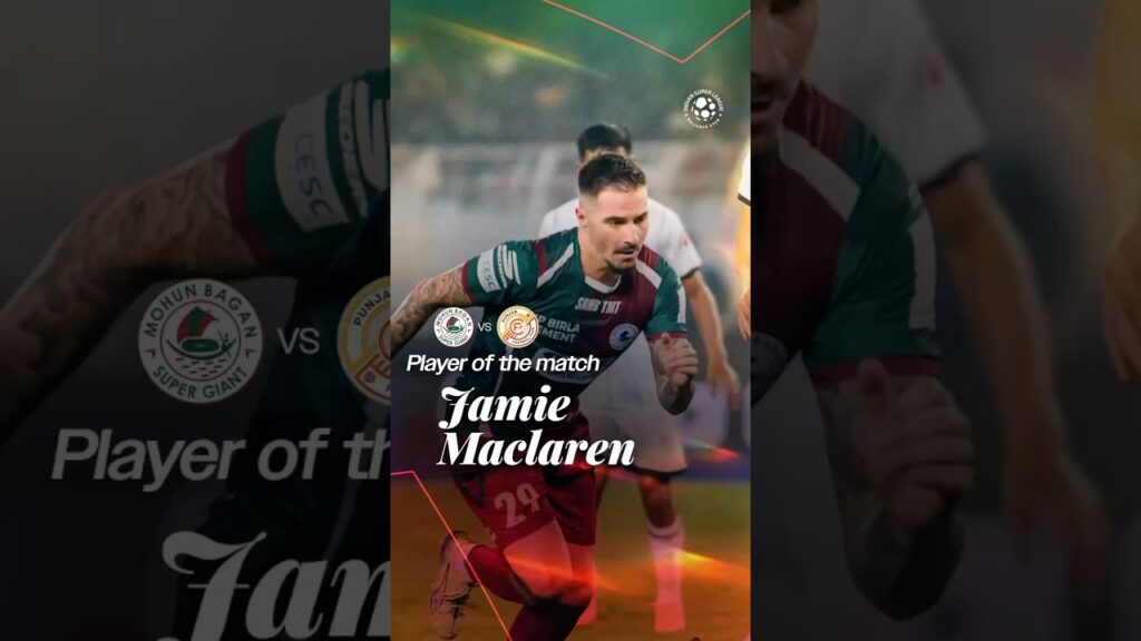 The goal 𝖍𝖚𝖓𝖙𝖊𝖗! 🥵 | #MBSGPFC #ISL #MBSG #JamieMaclaren #ISLPOTM #shorts