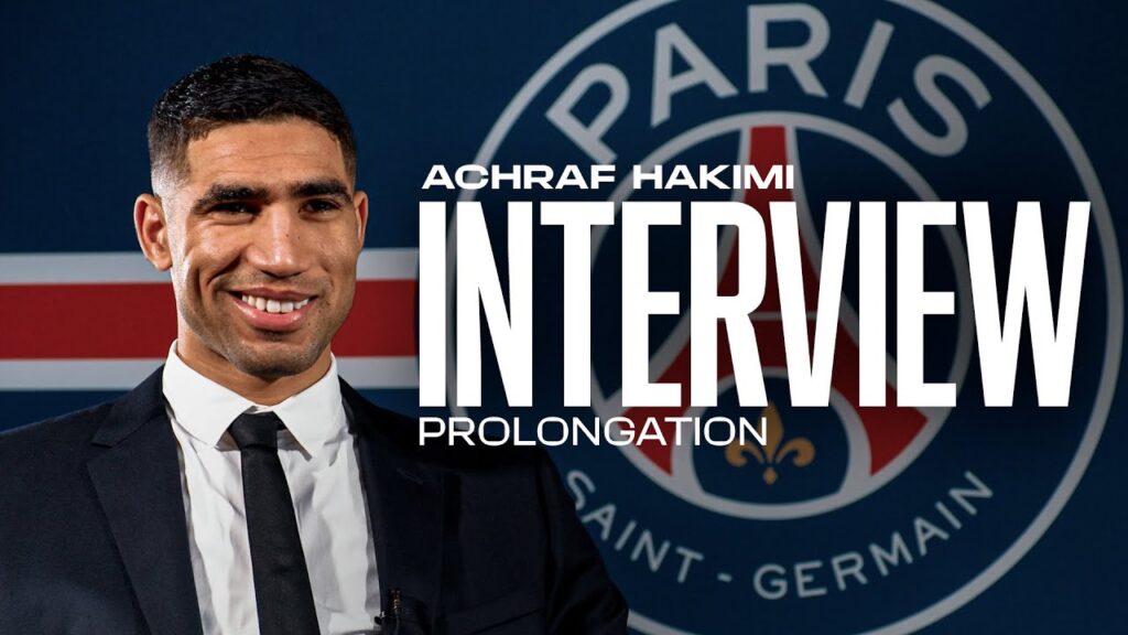 🤩 Achraf Hakimi 🔗 Paris Saint-Germain: L'Aventure prolongée jusqu'en 2029 ❤️💙