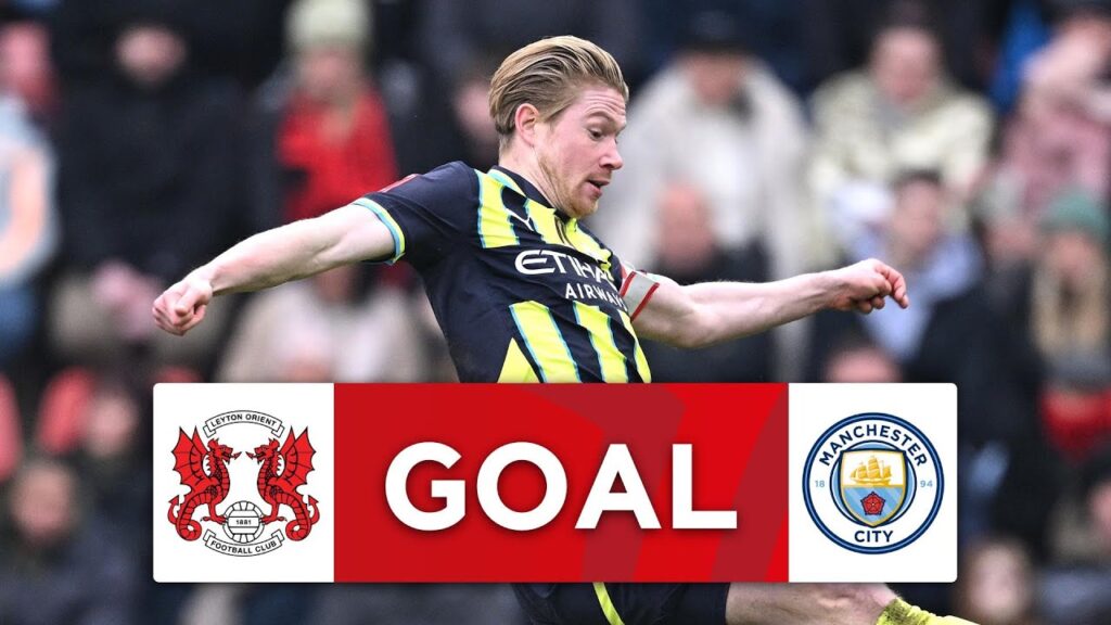 GOAL | Kevin De Bruyne | Leyton Orient 1-2 Man City | Fourth Round | Emirates FA Cup 24-25