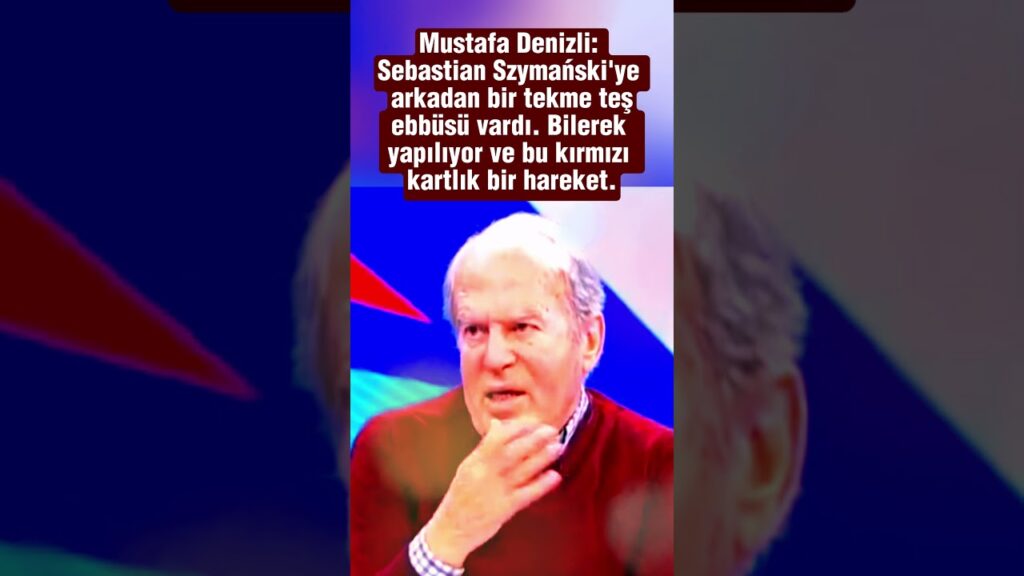 Mustafa Denizli Sebastian Szymański'ye Bu Yapılan Kırmızı Kartlık Bir Hareket