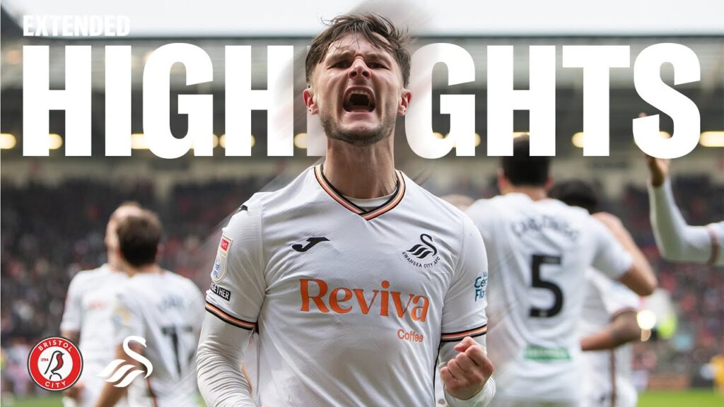 Bristol City v Swansea City | Extended Highlights