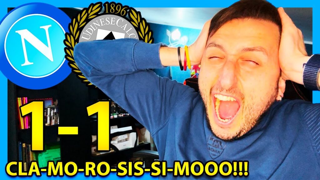NAPOLI-UDINESE 1-1: CLA-MO-RO-SIS-SI-MOOO‼️🥵