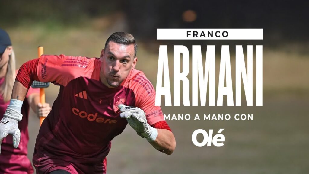 Franco Armani, mano a mano con Olé desde la pretemporada de River en San Martín de Los Andes