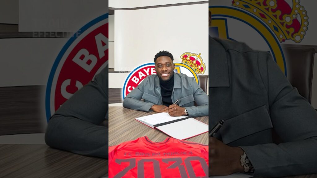 Why Alphonso Davies Chose Bayern Over Real Madrid #footballshorts #bayern #realmadrid