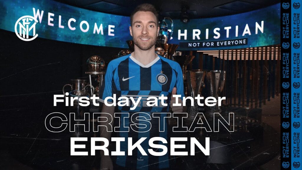 CHRISTIAN ERIKSEN'S FIRST DAY AT INTER! | #WelcomeChristian 🇩🇰⚫🔵 [SUB ITA]