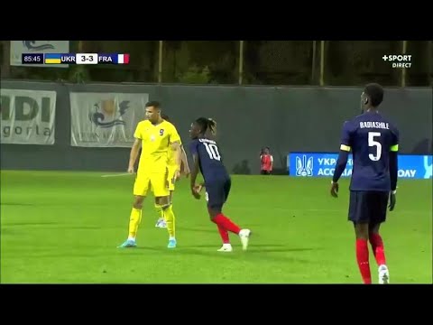 Eduardo Camavinga vs Ukraine U21 Euro qualifying (09/06/2022)