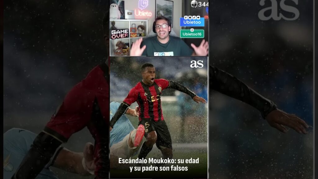 Moukoko miente #futbol #moukoko #ubietoo  #shortsvideo