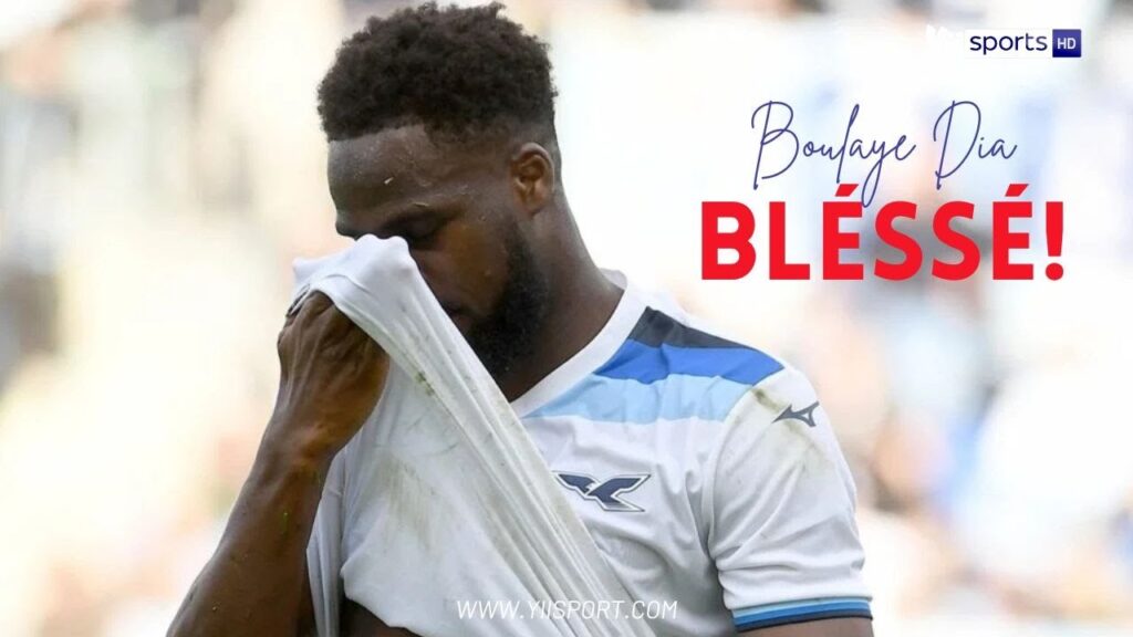 Serie A : Boulaye Dia (Lazio) sort sur blessure contre Monza