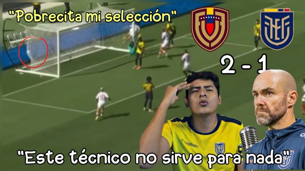 PERIODISTA ECUATORIANO DESTROZA A EL ENTRENADOR FELIX SANCHEZ BAS POR DERROTA CONTRA VENEZUELA 🔥