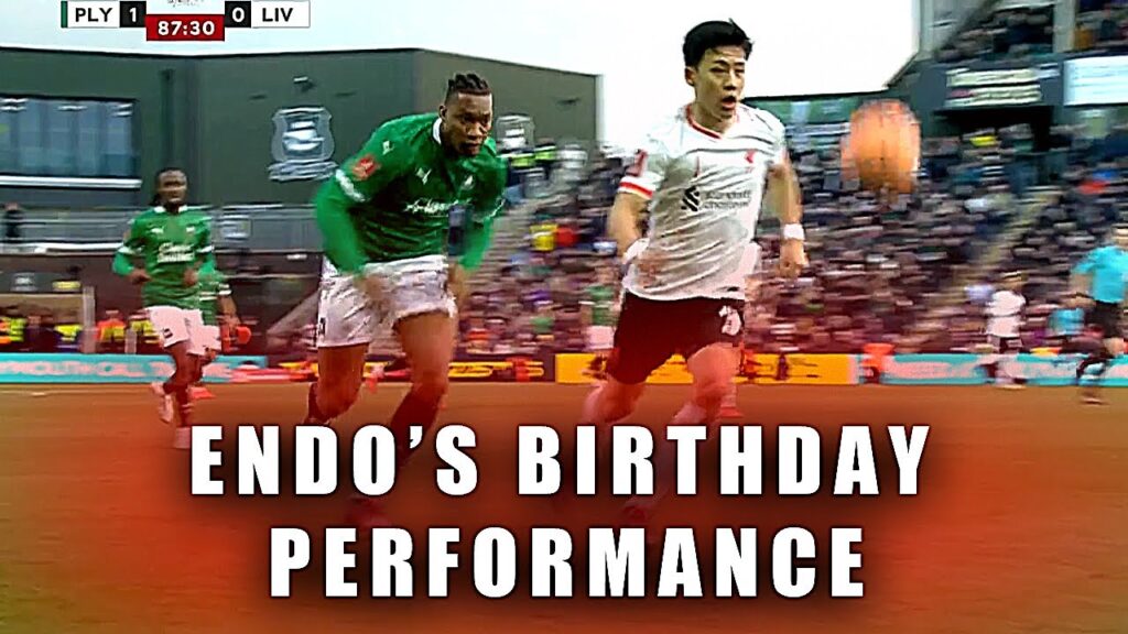 Wataru Endo vs Plymouth | He Didn't Disappoint 🤍