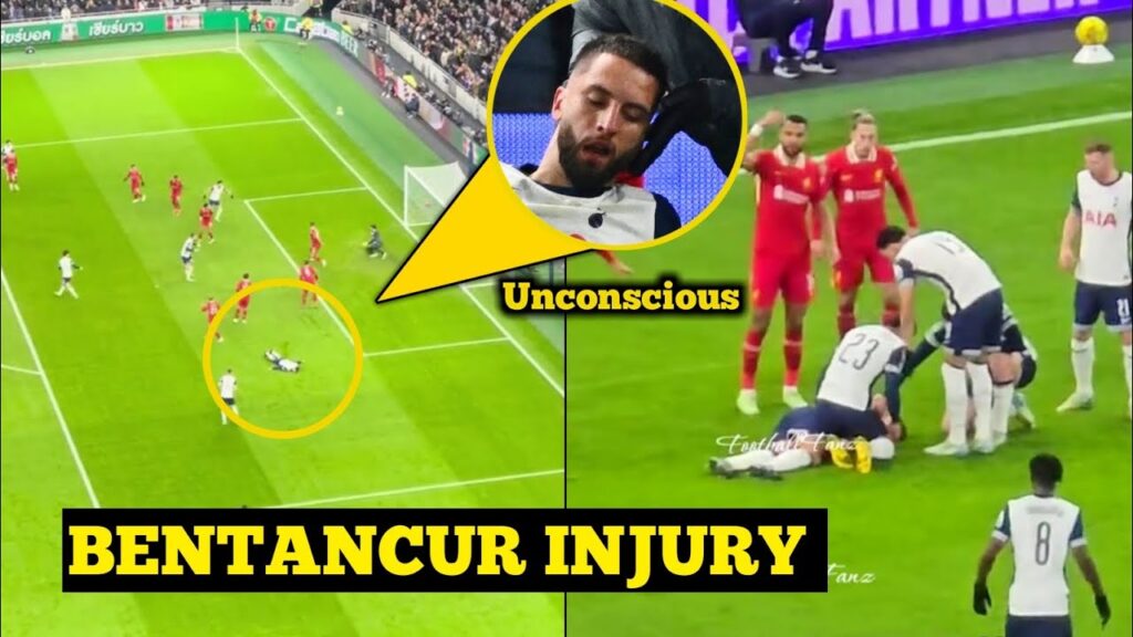 Rodrigo Bentancur horrible injury vs Liverpool