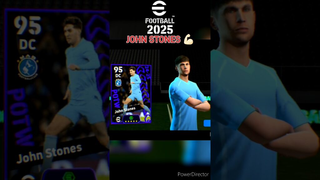 POTW PACK OPENING || BEST DEFENDER JOHN STONES 🤩 Efootball 2025 #efootball #shorts #trending