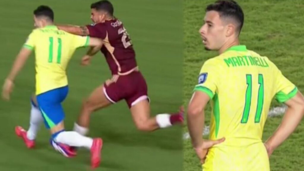 Gabriel Martinelli em Brasil vs Venezuela 14/11/2024