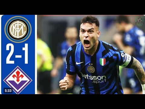 ملخص مباراة انتر ميلان و فيورنتينا 2-1 الدوري الايطالي 2025