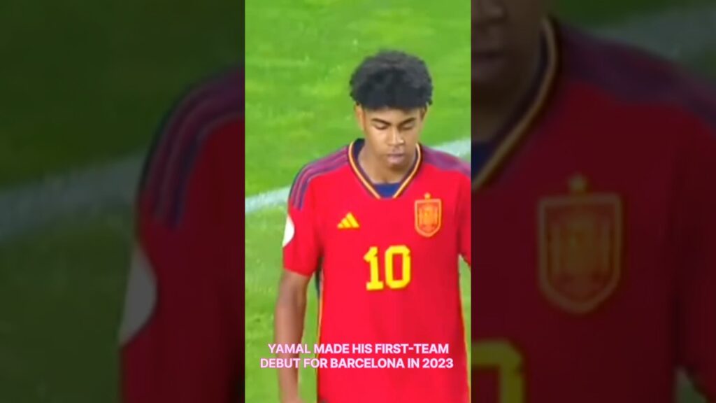 Yamal made his first-team debut for Barcelona