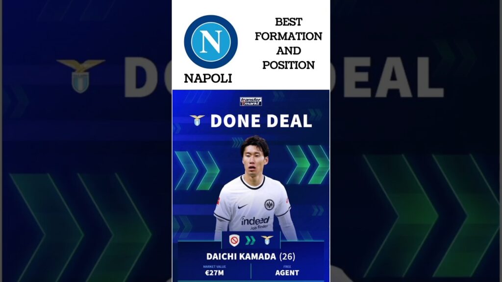 DAICHI KAMADA most useful position #daichikamada #napoli