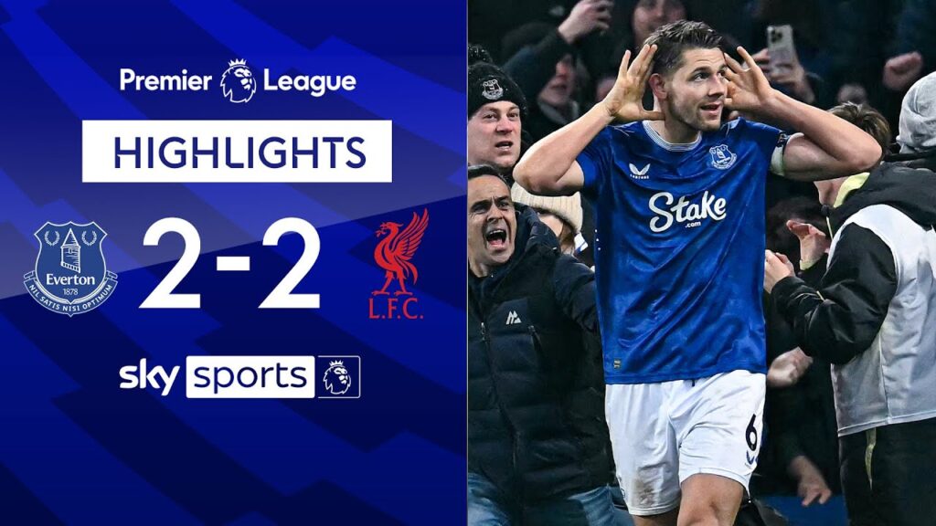 Tarkowski LATE SCREAMER in final Goodison Merseyside derby | Everton 2-2 Liverpool | EPL Highlights