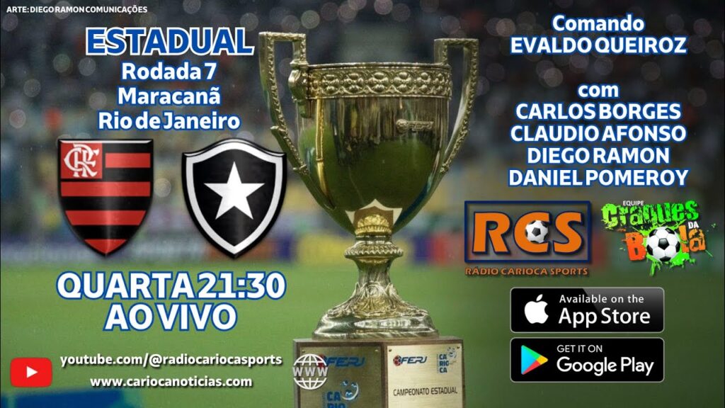 Flamengo x Botafogo - Carioca 2025 (Rodada 7) - AO VIVO