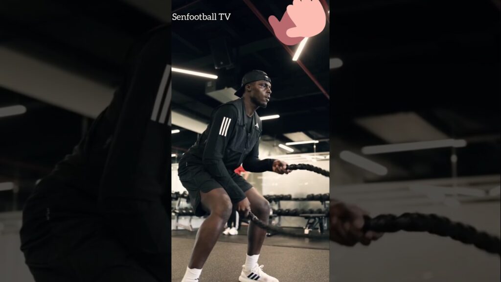 Regardez Édouard Mendy qui travaille pour maintenir sa forme pendant la trêve