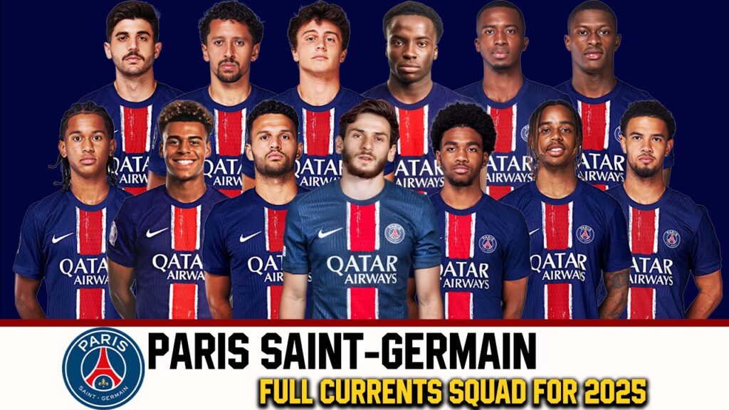 Paris Saint-Germain Full Currents Squad Update 2025 Ft.Khvicha Kvaratskhelia