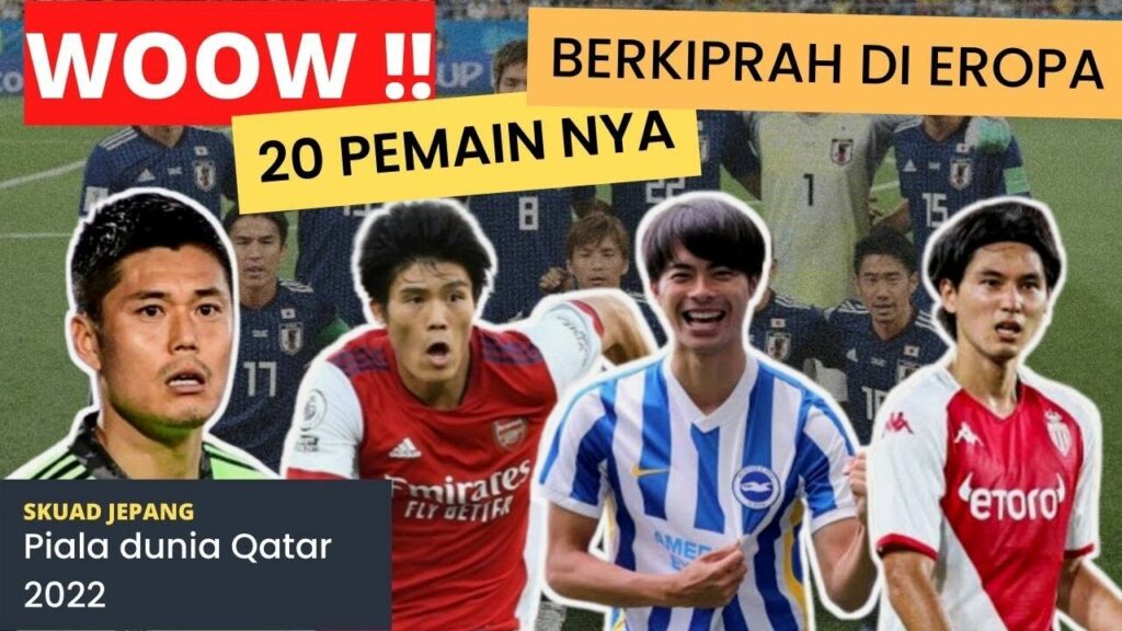 RESMI !! INILAH 26 NAMA SKUAD JEPANG DI PIALA DUNIA QATAR 2022