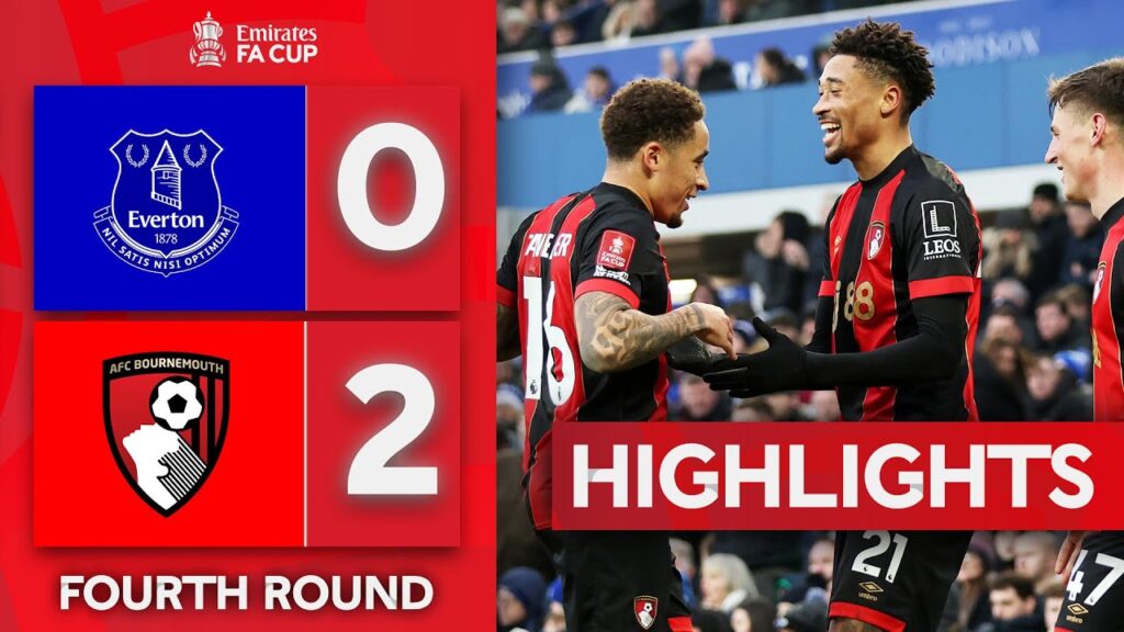 Semenyo and Jebbison Down The Toffees | Everton 0-2 Bournemouth | Emirates FA Cup 2024-25