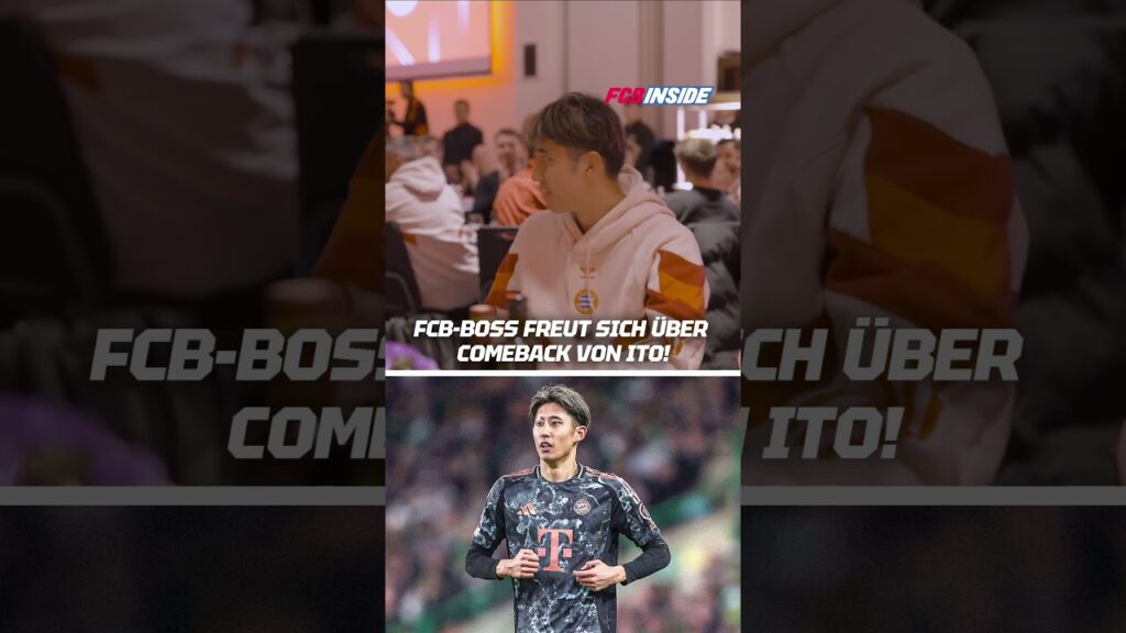😍 Hiroki Ito ist zurück! #fcbayern