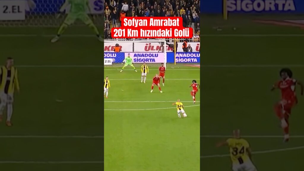 Sofyan Amrabat 201 Km hızındaki Golü #amrabat #fenerbahçe #süperlig #spor #futbol