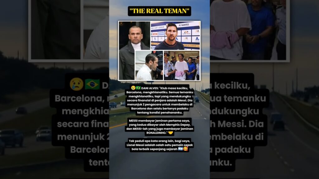 Dani Alves ungkapkan siapa Messi #messi #ronaldinho #danialves #barcelona