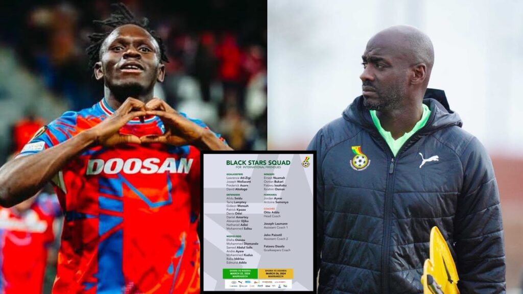 BLACK STARS SQUAD NEWS🇬🇭: J. PAINTSIL OUT…3 STRIKERS FOR OTTO ADDO…ANDRÉ AYEW SPEAKS ON BBC