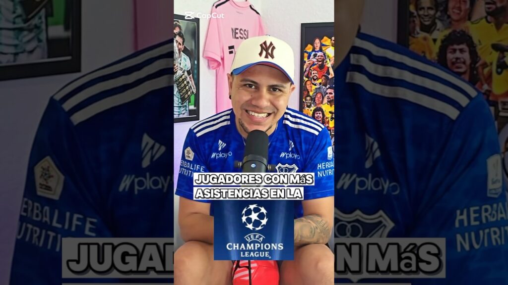 🏆 jugadores con más asistencias en la #championsleague #realmadrid #cristianoronaldo #messi #futbol