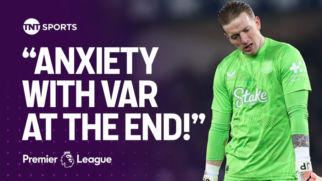 Jordan Pickford over the moon after Everton give Goodison the perfect send off against Liverpool 💙