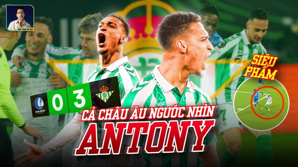 ANTONY GHI SIÊU PHẨM SÚT XA TRÁI PHÁ, CHÂU ÂU CŨNG CHOÁNG VÁNG
